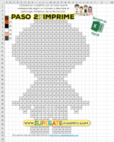 Pixel-Personajes-Mexicanos-2-Revolución-Letras -y-Numeros-Pancho-Villa-imprimir